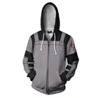 Новинка 2020, модные толстовки на молнии с аниме, мужские и женские повседневные Мультяшные толстовки в японском стиле Харадзюку С 3D принтом, Мужская толстовка, уличная одежда