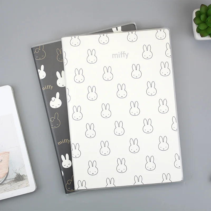 M&G Miffy Rubber-jacketed notebook.(Random Colors)B5/72 page notebook. Notebook for students. Soft copy FPY4RM84