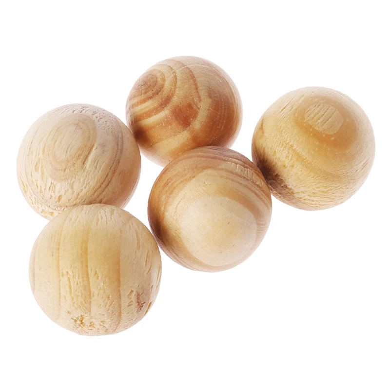 

2PCS/lot Hockey Wood Ball Round Natural Wooden Sanded Smooth Solid Balls for Field Hockey Training Practice Puck Accessories