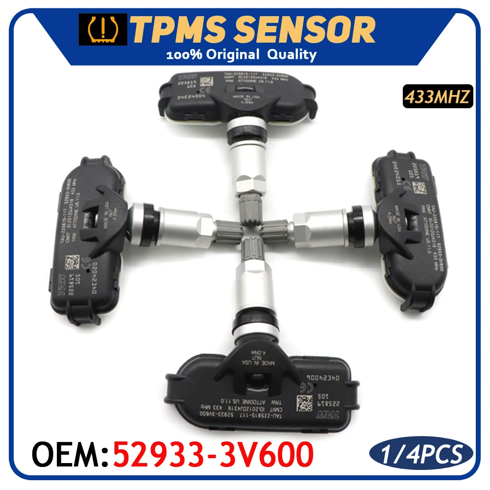 Система контроля давления в шинах TPMS датчик 52933 3V600 для Hyundai Grandeur i40 Rio Hi Line Azera HG 2014