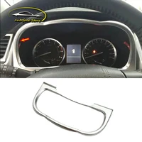 for toyota highlander kluger 2014 2018 accessories abs chrome car dashboard frame decoration cover trim sticker car styling
