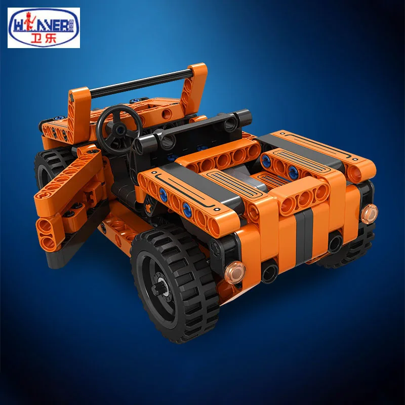 200 шт. Legos Jeep Car Technology строительные блоки кирпичи автомобиль сделай сам городской