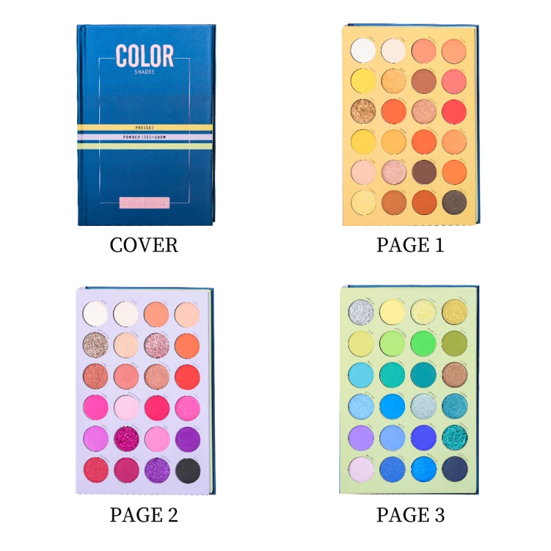 Палитра матовых теней для век 72 цвета приятные кожи натуральные легкие в