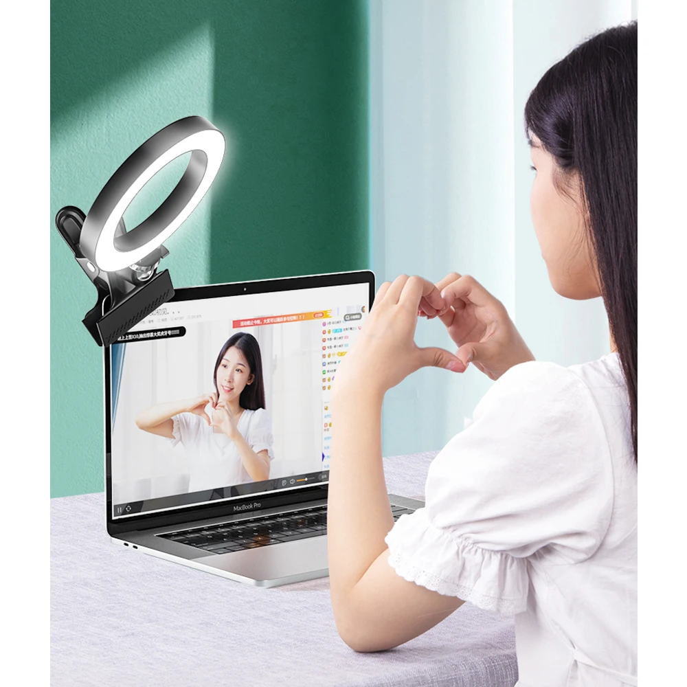 Селфи кольцевой светильник 10 дюймов светодиодный с регулируемой яркостью видео