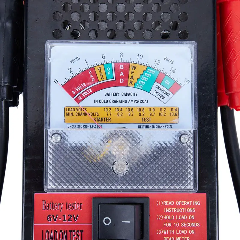 Battery Load Tester 100 Amp 12V Car 6V 6 Volt for Schumacher 12 Mechanics Truck Type | Инструменты