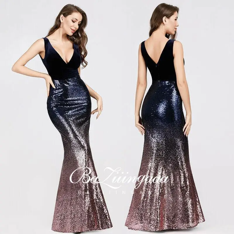 

BAZIIINGAAA Luxury 2021 Party Elegant Woman Evening Gown Plus Size Slim Printed Long Evening Dresses Suitable for Formal Parties