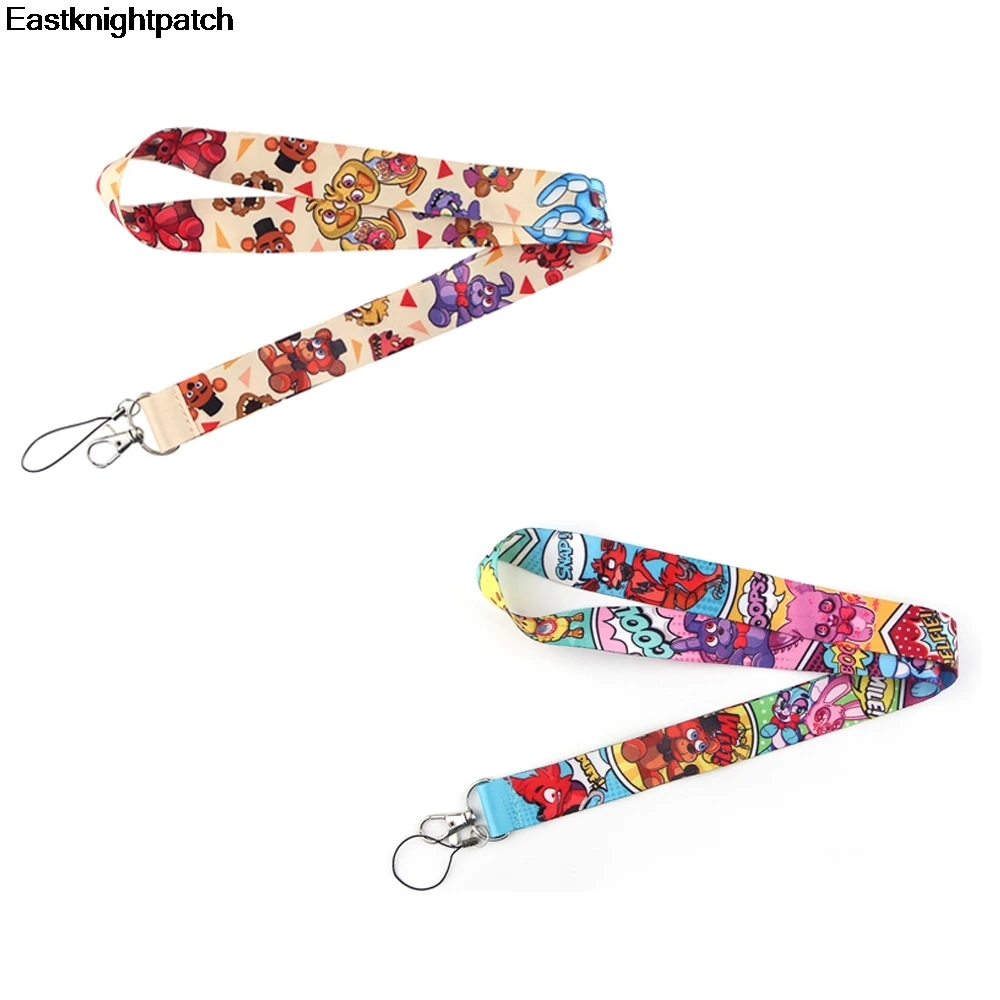 

12pcs/lot E1827 Cartoon Neck Strap Lanyard for Key USB ID Card Badge Holder Keycord Mobile Phone Strap Webbing Necklace Lanyard
