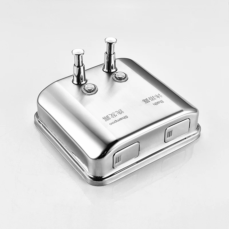 Настенный дозатор жидкого мыла из нержавеющей стали 1500 мл|Дозаторы мыла| |