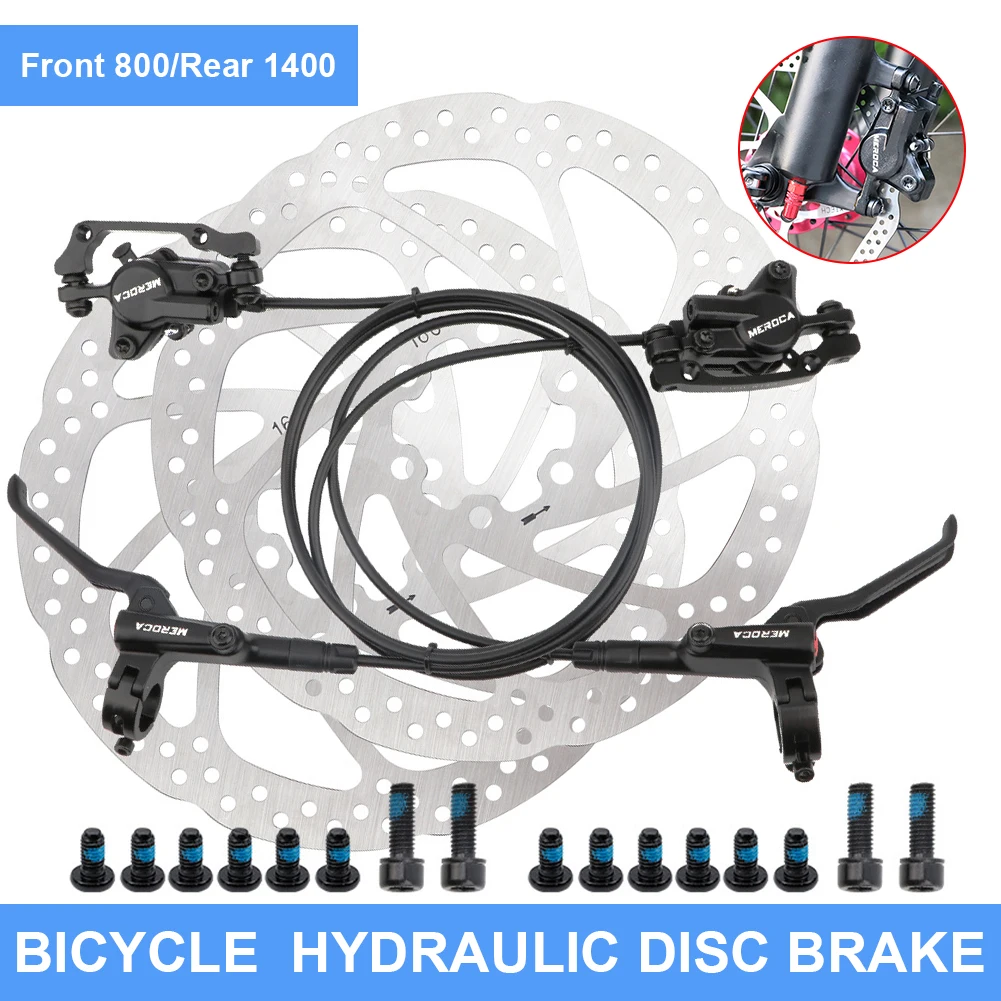 Гидравлический дисковый тормоз для горного велосипеда передний и задний кабели