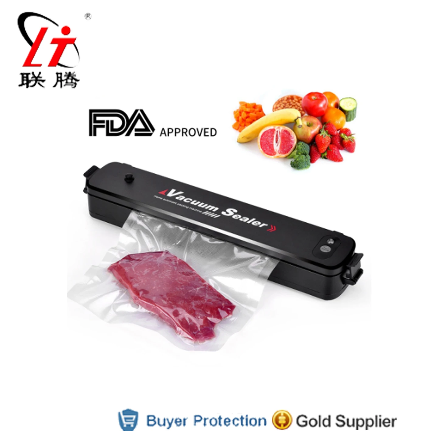 

Food Vacuum Sealer Vacuum Bag Sealing Machine Electric Vaccum Pouch Packaging Machine Fish Fruit Meat Packer With 15pc Bags Free