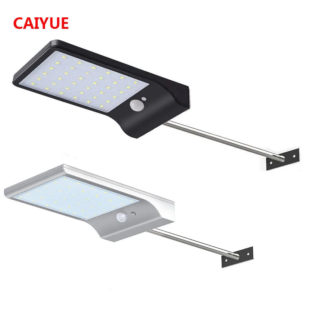 Садовая лампа на солнечной батарее 36 светодиодов 450 лм с алюминиевым полюсом и