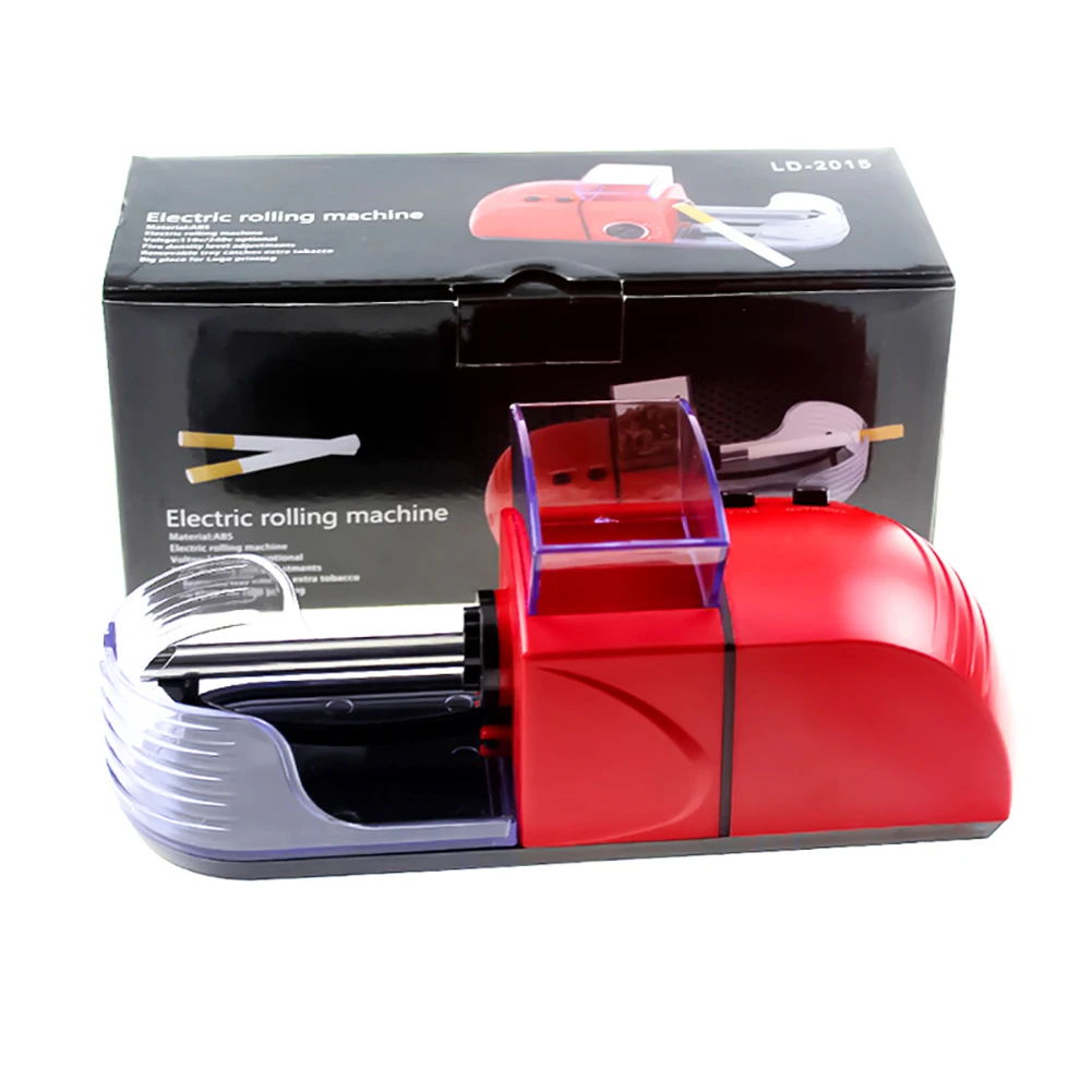 1 шт. электрическая Легкая Автоматическая машинка для скручивания сигарет