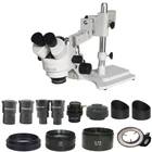 Промышленный Тринокулярный стереомикроскоп, ремонт телефона PCB X-180X Simul, с двойным фокусным расстоянием, с камерой для пайки, для мобильных телефонов