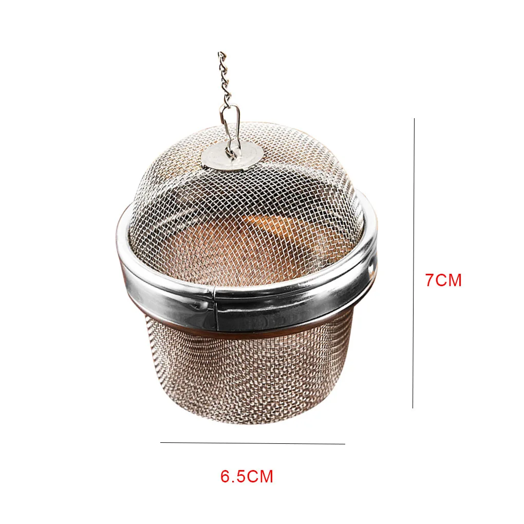 

Extended Chain Hook Tea Infuser Stainless Steel Spice Seasoning Strainer Soup Seasonings Seperation Filter Tea Spice Strainer