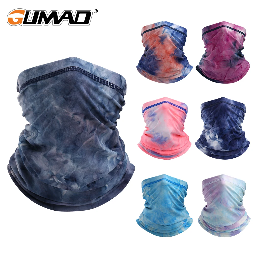 Print Winter Thermal Bandana Cycling Hunting Ski Cold Weather Neck Warmer Bicycle Half Face Mask Sport Snowboard Scarf Men Women winter face mask bike accessories sport training ski mask cover scarf bicycle cycling bandana