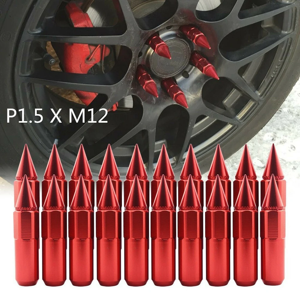 20 шт. удлиненные гайки из алюминиевого сплава для автомобильных колес|Гайки и