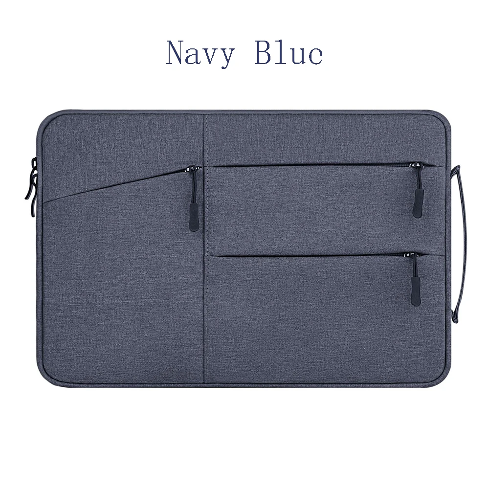 Navy Blue Обновленная сумка нейлоновая сумка для ноутбука lenovo hp чехол для ноутбука Macbook Air retina Pro 12 13 15 унисекс рукав для Xiaomi - Цвет: Navy Blue