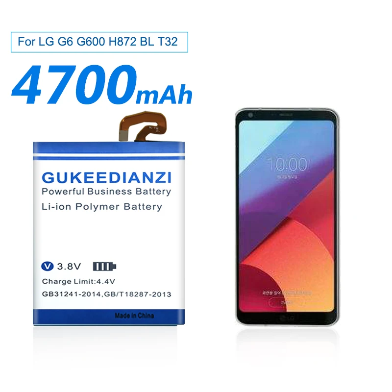 BL-T32 BL-T39 BL-T41 Батарея для LG G6 G600L G600S H870 H871 H872 H873 LS993 G7 + G7Thinq лм G710 Q7 LMQ610 G8 Thinq