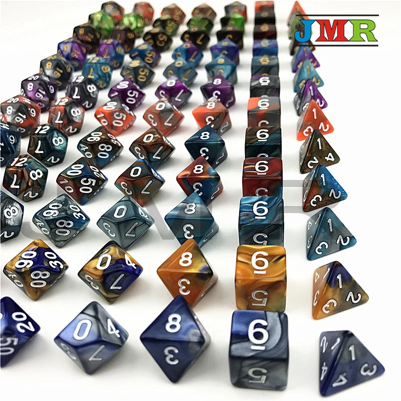 Dark Blue Color Playing Game for DND Different Effect Rpg Dice Board tabletop | Спорт и развлечения
