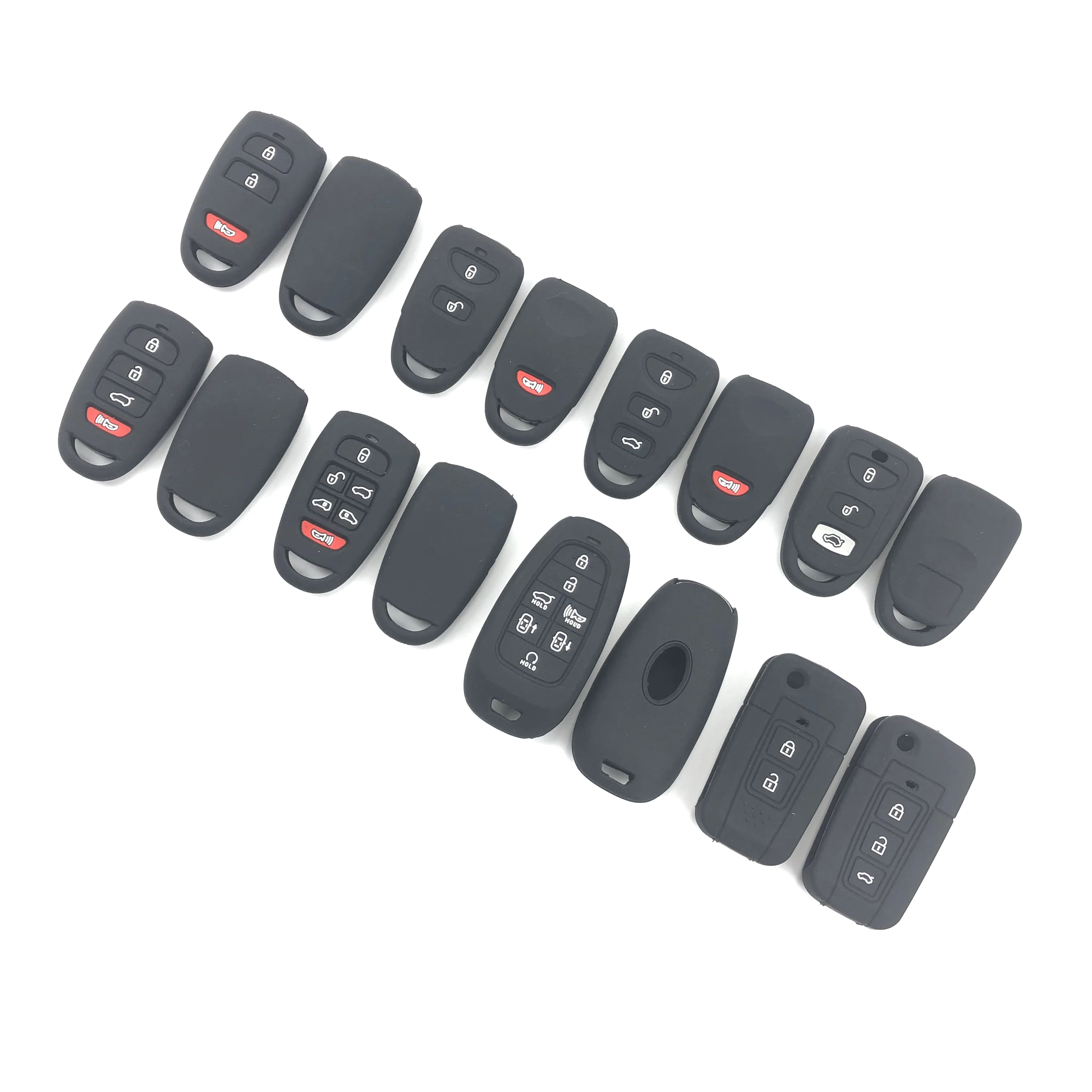 Силиконовый чехол для ключей от машины держатель без ключа дистанционный Fob