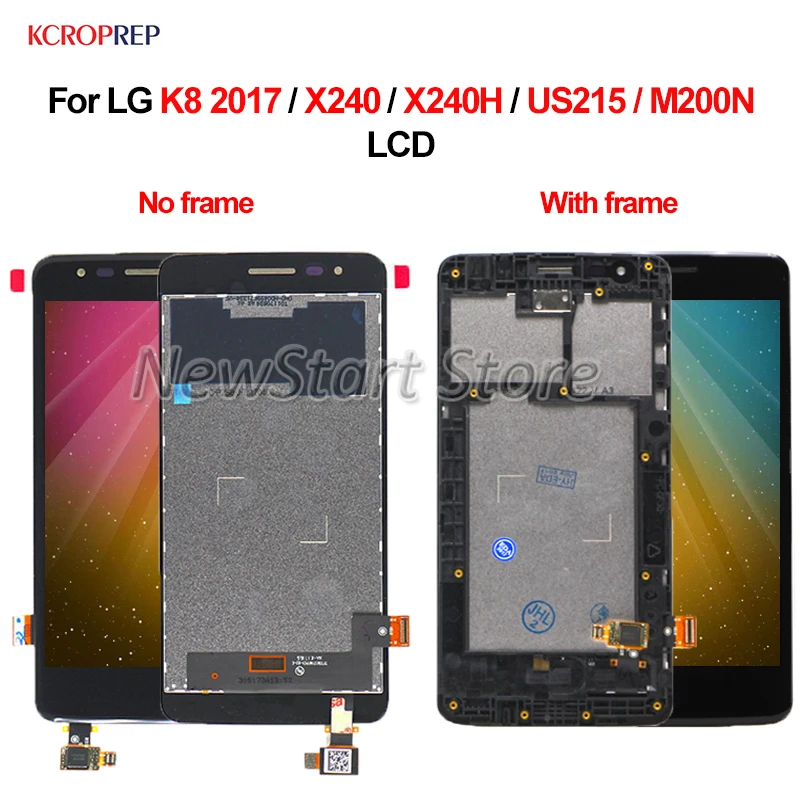 ЖК дисплей для LG K8 2017 кодирующий преобразователь сенсорного экрана в сборе