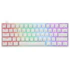 Портативная механическая клавиатура SK61 2021, Gateron, оптические переключатели, подсветка, горячая замена, 60%