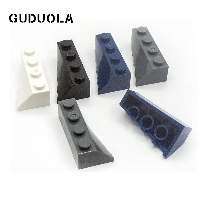 

Guduola Special Brick Wedge 2x4 Sloped Left and Right 43721and 43720 MOC Building Block Toys Parts 10sets/LOT