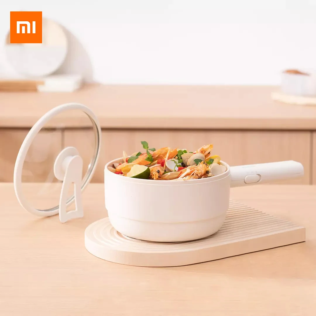 

Новая многофункциональная электрическая плита Xiaomi Mijia Youpin для общежития, жаровня, варка на пару, жаровка shabu, многофункциональная