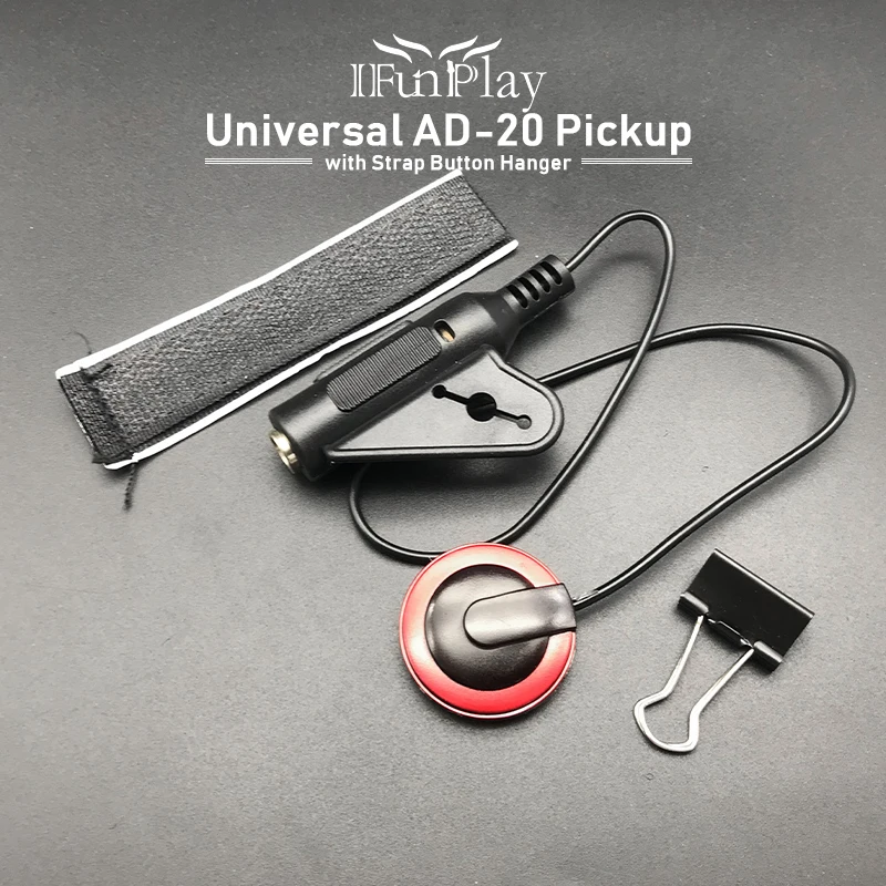 Универсальный пьезоконтактный микрофон AD 20 для гитары скрипки виолончели банджо