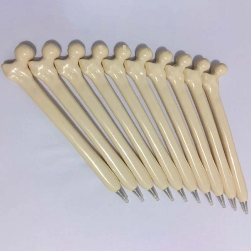 

50 pcs/lot Pen Writing Supplies Bone shape ballpoint pens New creative gift school supply