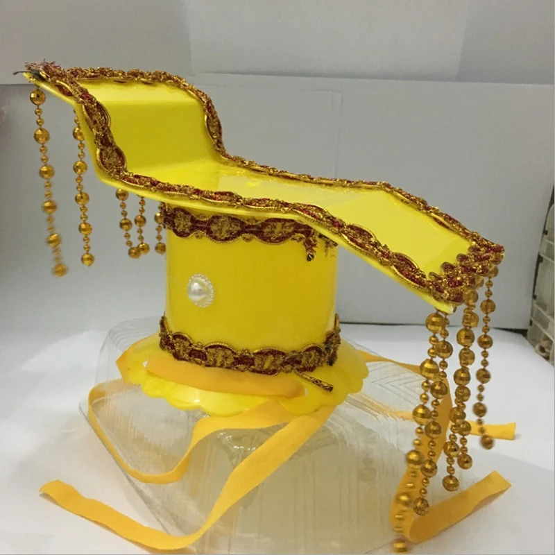 

Chinese Ancient Emperors Hat Men Cosplay Headdress Imperial Crown Photography Drama Accessories Ancient Hanfu Hat For Men