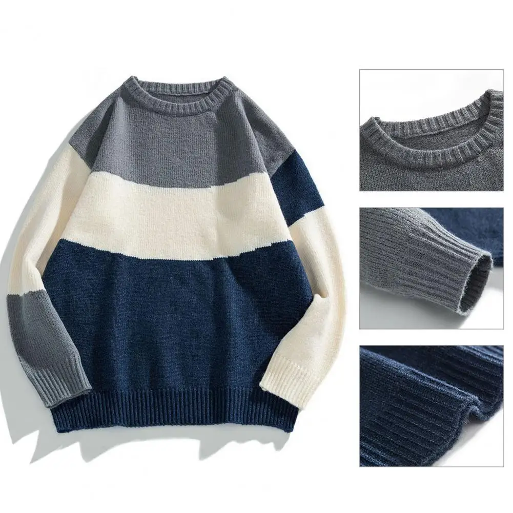 

Tennager Sweater Stretch Fashionable All Match Round Neck Student Sweater