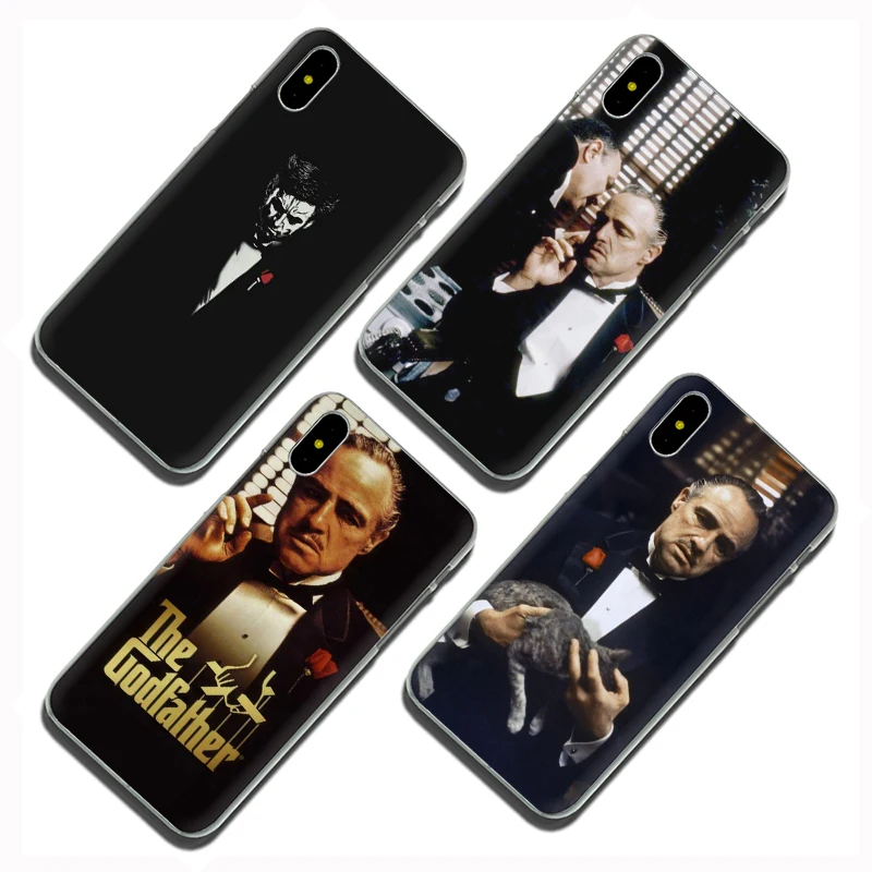 Жесткий чехол для телефона Godfather Don Corleone для iPhone 5 5S 5C SE 6 6s 7 8 Plus X XR XS 11 pro Max