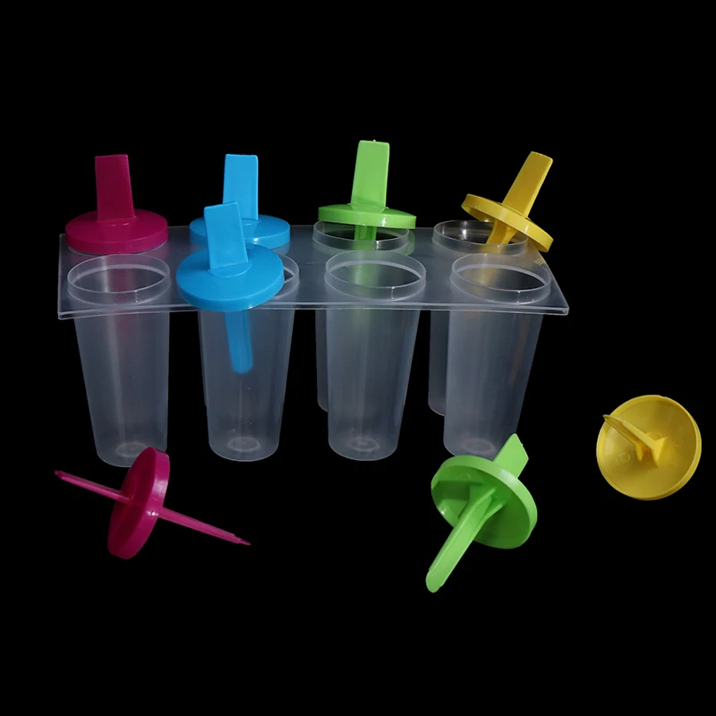 

8Pcs/lot Ice Cream Lolly Maker Form DIY Mould Frozen Popsicle Yogurt Molds Tools