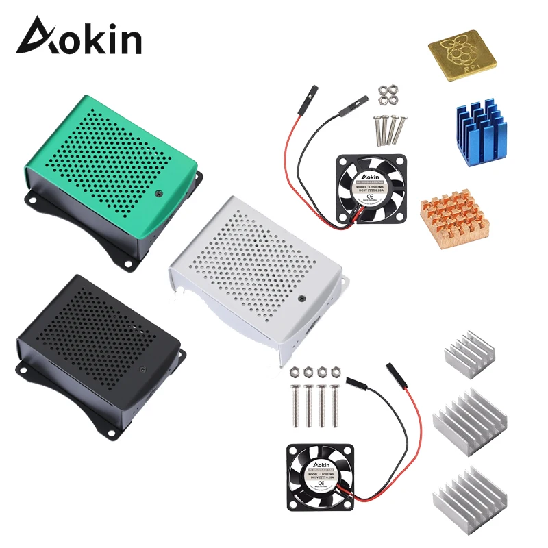 

Корпус из алюминиевого алюминия для Raspberry Pi 3 Pi 4, Raspberry Pi 3 Model B Pi 4
