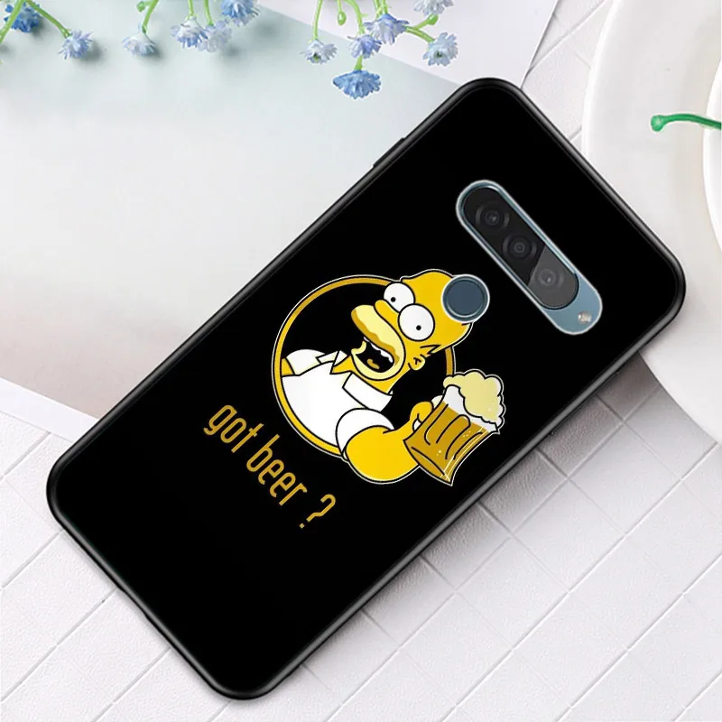 Чехол Cool The Simpsons для Google Pixel 6 Pro 5 5A 4 4A XL чехол LG Q60 V60 V50 V50S V40 V35 V30 черный мягкий