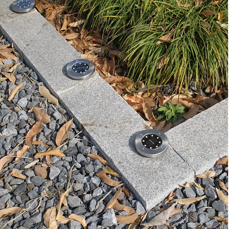4/8 СИД солнечный свет открытый под земной дорожкой сад ландшафтное освещение