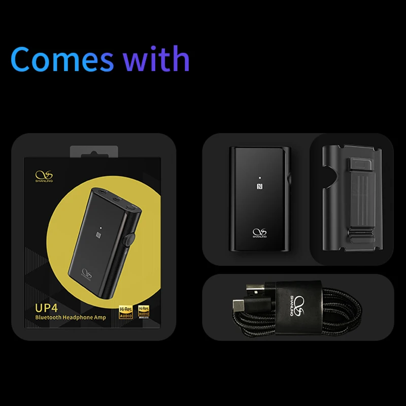 Портативный цифровой аудиодекодер Shanling UP4 Bluetooth усилитель интегрированный