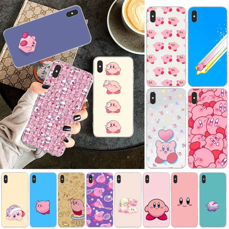 Милый чехол для телефона Kirby iphone 6 6s plus 7 8 X XS XR MAX 11 pro Pro Max | Мобильные телефоны и