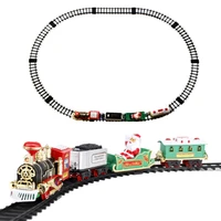 toy train set with lights and sounds christmas train setround shape railway tracks for around the christmas tree battery opera
