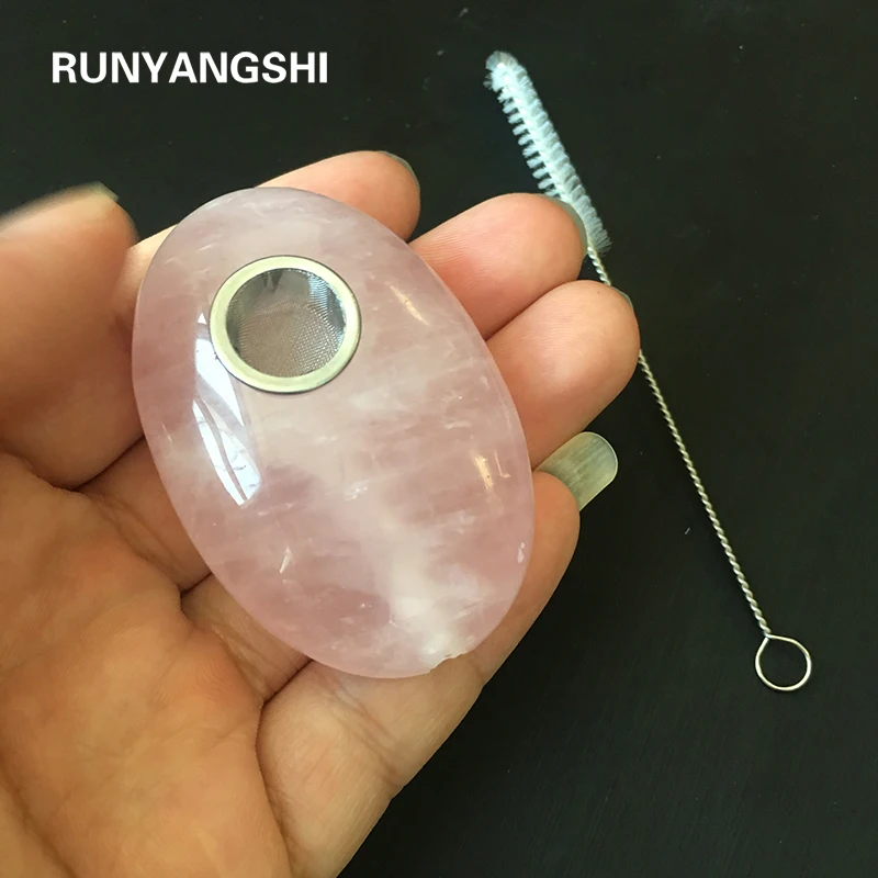 Runyangshi 1 шт. оптовая продажа натуральный розовый кристалл камень ручная резка
