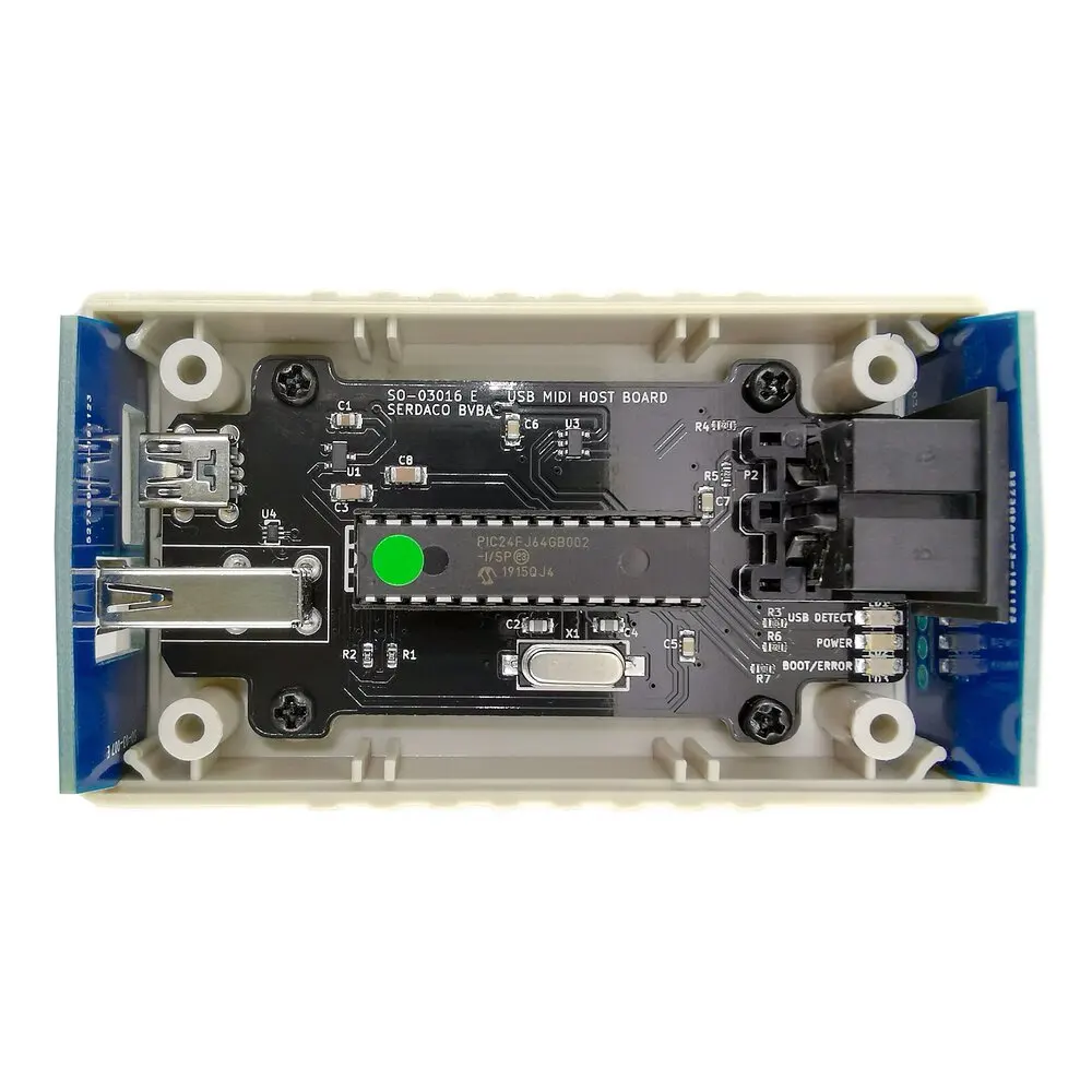 USB MIDI Host Module-MIDI-Real MIDI Out для чисто MIDI USB контроллеров и клавиатуры, без ПК!-PCB+ корпус в комплекте