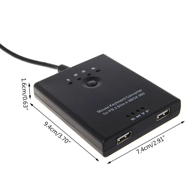 F19E Mouse Keyboard Converter Adapter for PS3 / PS4 / 360 without Delay