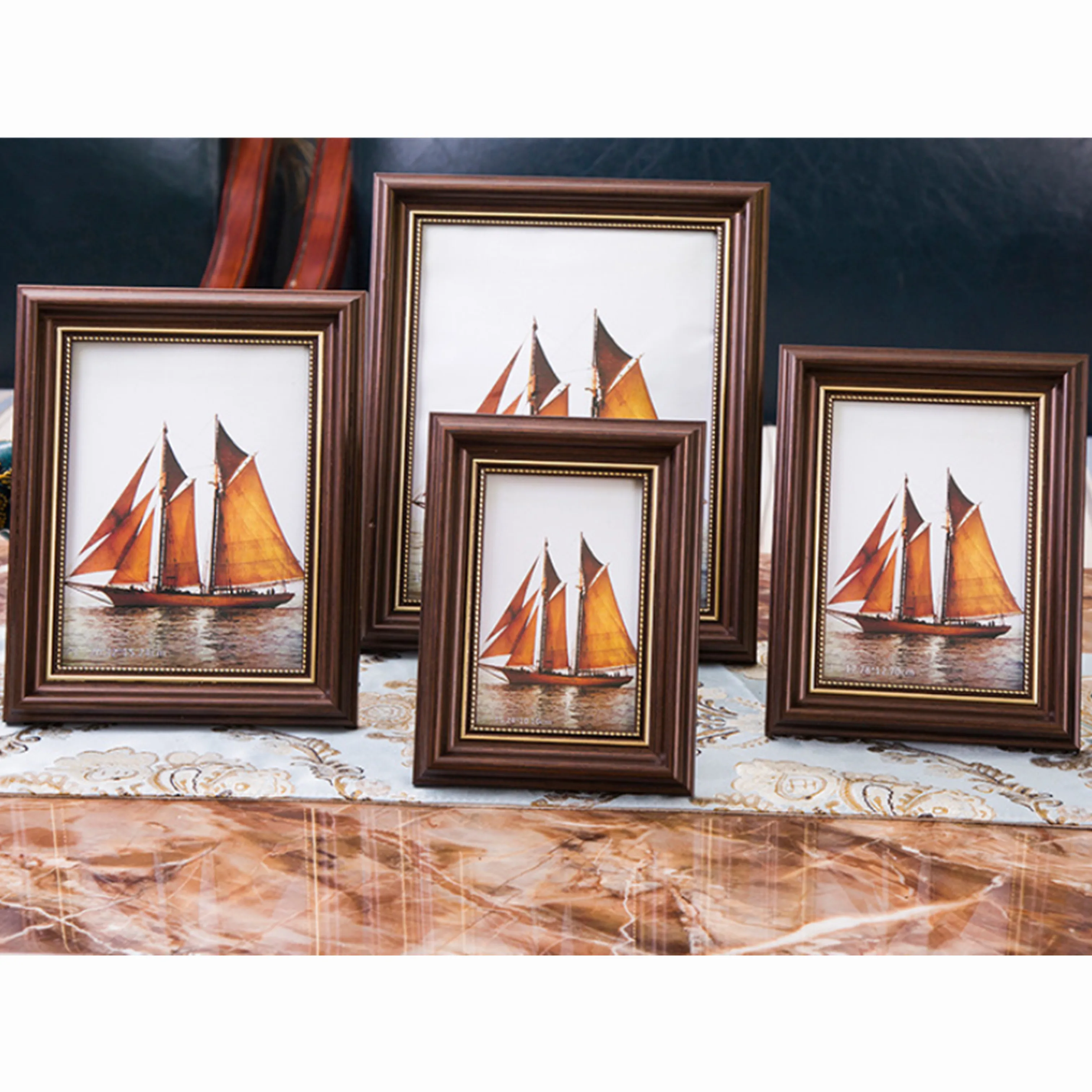 Фоторамка в ретро стиле с птицами креативная винтажная фоторамка изображением