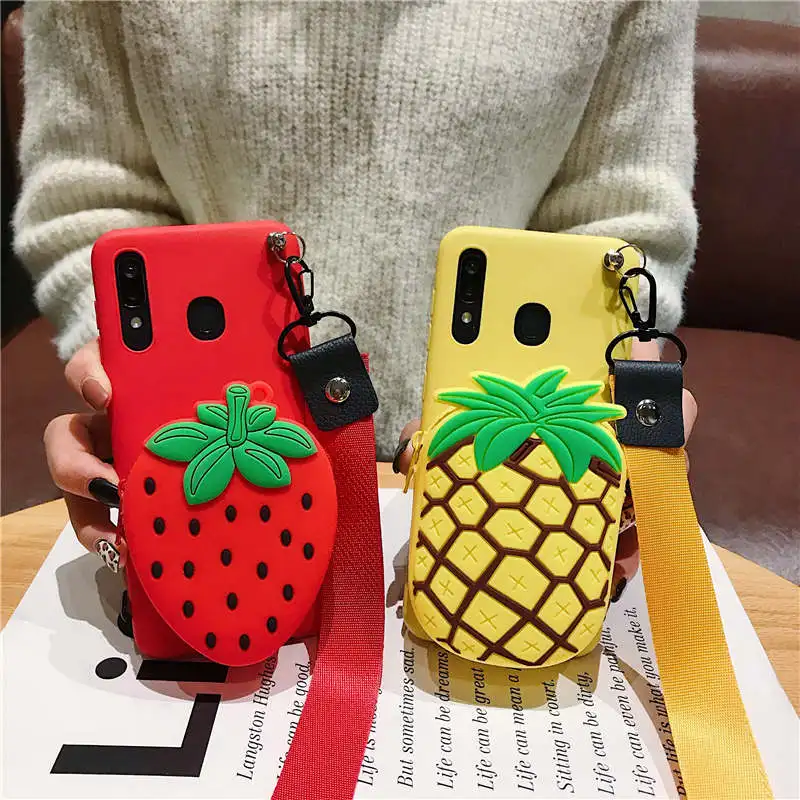 

3D Cartoon Zipper Wallet Phone Case for OPPO Realme 5 3 x2 pro C2 A9 2020 Reno Z 10X A5S A1K A3S A5 F11 F9 Pro F7 F5 A73 A83 A7