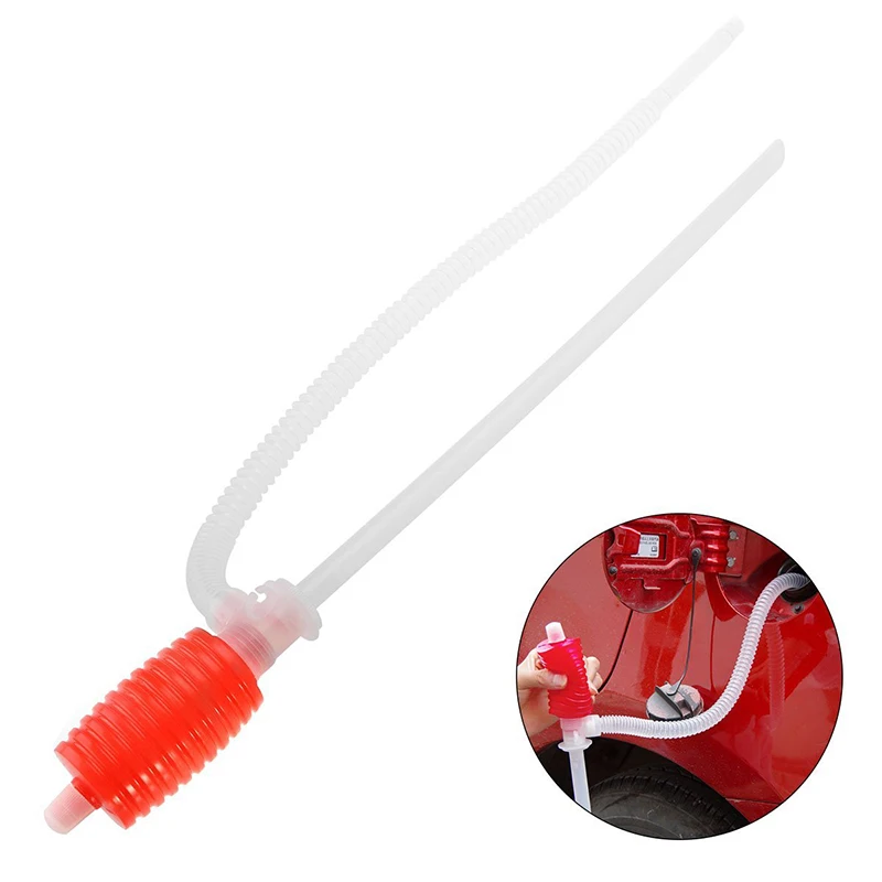 

Mini Car Parts Plastic Hand Syphon Transfer Pump Petrol Diesel Oil Water Liquid Car Accessories Durable Manumotive