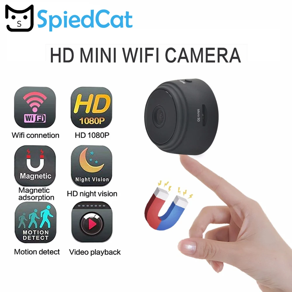 HD 720P микро WIFI мини камера Поддержка IOS/Android ночное видение IP/AP Домашняя
