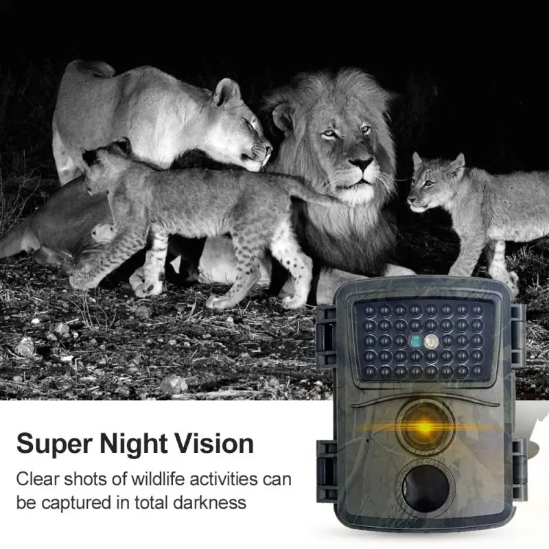 PR600 мини камера 12MP 1080P HD игровая водонепроницаемая дикая природа Скаутинг
