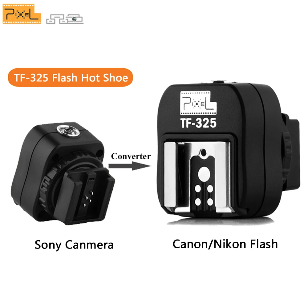 Pixel TF 325 адаптер вспышки Горячий башмак конвертер для Sony A65 A37 A77 A57 A100 A200 камера как