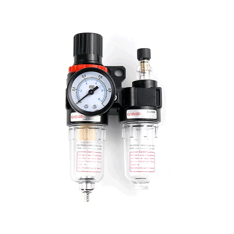 AFC2000 Oil Water Separator Regulator Trap Filter Airbrush Air Compressor Pressure Reducing Valve AFR2000+AL2000 G1/4 | Автомобили и